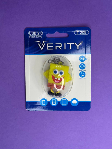 فلش مموری عروسکی VERITY مدل T209 ظرفیت 64GB