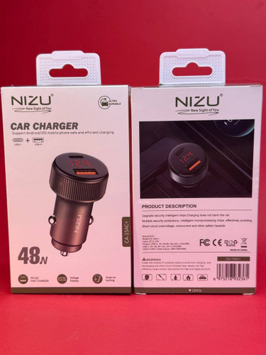 شارژر فندکی NIZU 48w مدل +CA-15AC